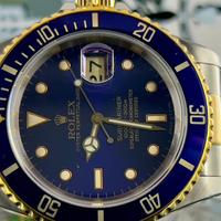 Rolex submariner 16613 acciaio oro full set