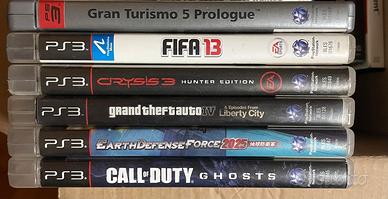Lotto 6 giochi originali PS3 – GTA IV, Crysis 3, C