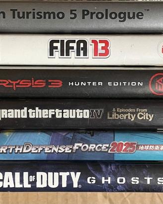 Lotto 6 giochi originali PS3 – GTA IV, Crysis 3, C