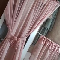 Tenda/ tenda organza/ tenda rosa antico/ tenda sot