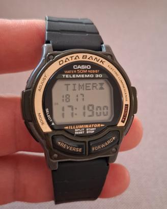 Orologio Casio Data Bank DB-34H Telememo 30