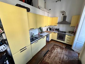Cucina con elettrodomestici incassati