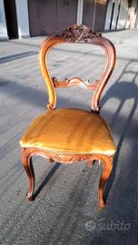 sedia in legno massello 