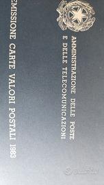 emissione carte valori postali 1982