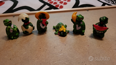 6 Sorprese ovetti kinder collezione tartarughe