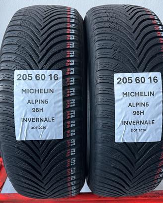 2 gomme 205 60 16 MICHELIN INVERNALE