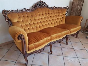 Divano barocco 3 posti