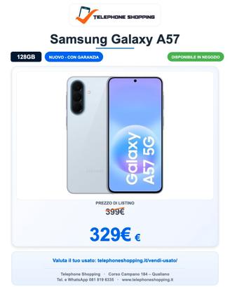 Samsung Galaxy A57 8/128GB Nuovo