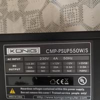 Alimentatore PC desktop 550w