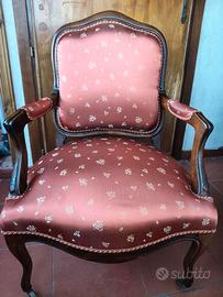 Poltroncina francese stile   luigi filippo
