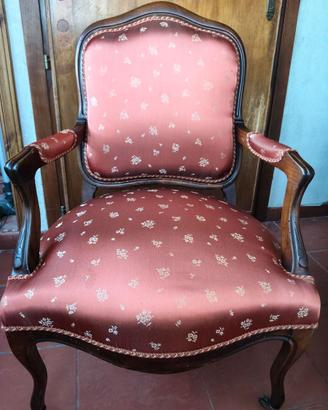 Poltroncina francese stile   luigi filippo