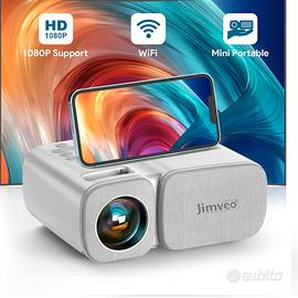 NUOVO Mini Videoproiettore 8500L WiFi 1080P