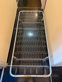 Rete letto singolo a molle in metallo