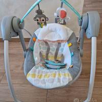 BRIGHT STARTS Altalena dondolo sdraietta neonato