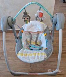BRIGHT STARTS Altalena dondolo sdraietta neonato