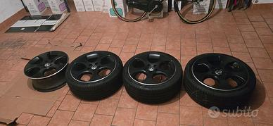 4 cerchioni VW ORIG. R18 +3 PIRELLI POWERGY 220 40