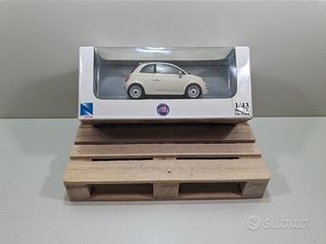 Fiat 500 (2007) NewRay Scala 1/43 Modellino Bianco
