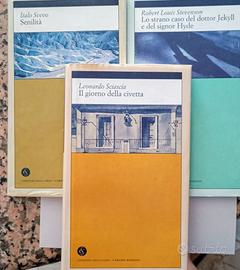 ✴️SET 3 CLASSICI - Sciascia, Stevenson, Svevo