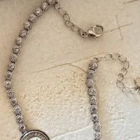 Bracciale in argento 925 con cristalli .