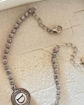 Bracciale in argento 925 con cristalli .