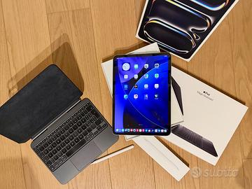 iPad pro M4 11" + Keyboard + Pencil (in garanzia)