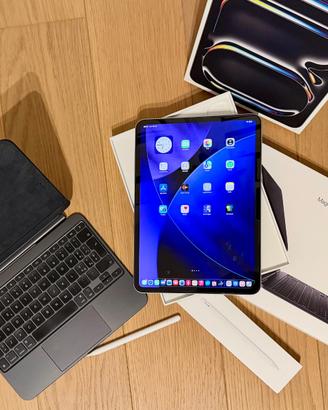 iPad pro M4 11" + Keyboard + Pencil (in garanzia)