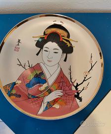 Piatto porcellana geisha 