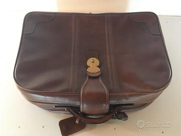 Valigia in cuoio anni 60/70