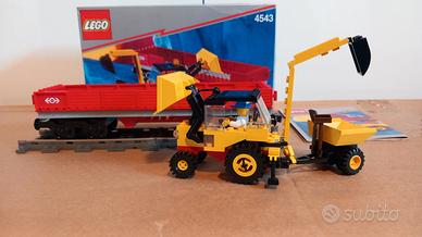 LEGO 4543-Railroad Tractor Flatbed - COME NUOVO