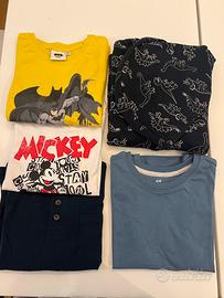 Maglie e felpa 4/6 anni