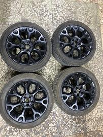 Cerchi e gomme Fiat 500L trekking sport 17 nero