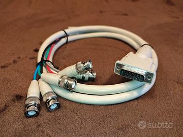 Cavo VGA 15 Poli - 5xBNC Apple Macintosh Power Mac