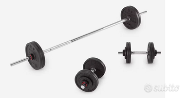 Kit pesi da 50 kg + altri 20 kg COME NUOVO