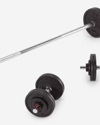 Kit pesi da 50 kg + altri 20 kg COME NUOVO