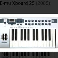 EMU Controller midi Xboard 25