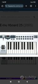 EMU Controller midi Xboard 25