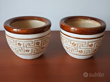 Vaso terracotta decorato