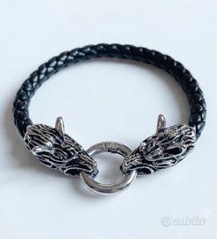 Bracciale uomo in ecopelle