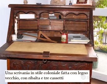 Scrivania con ribalta