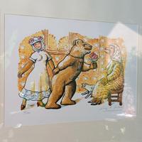 Litografia di Luis A. Solari 