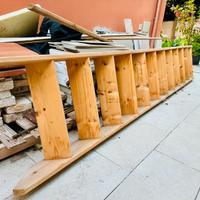 Scala in legno 330 x 55 cm