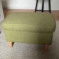 Pouf/poggiapiedi IKEA verde chiaro