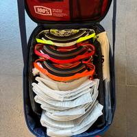 Kit occhiali 100% – maschera, lenti, borsa