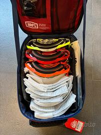 Kit occhiali 100% – maschera, lenti, borsa