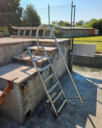 Scaletta Piscina Acciao Inox