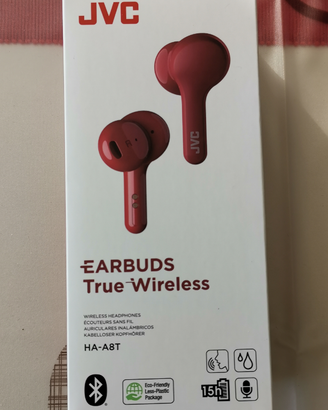 JVC auricolari Bluetooth HA-A8T Rosso *NUOVI
