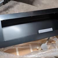 caminetto a parete bio etanolo