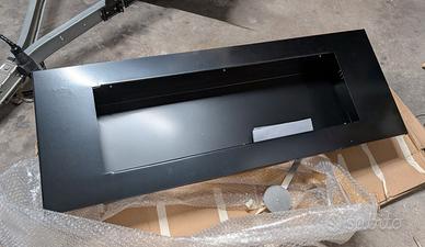 caminetto a parete bio etanolo