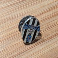 Spilla Juventus anni '90 in argento 925