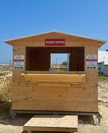 Casetta o chiosco in legno -